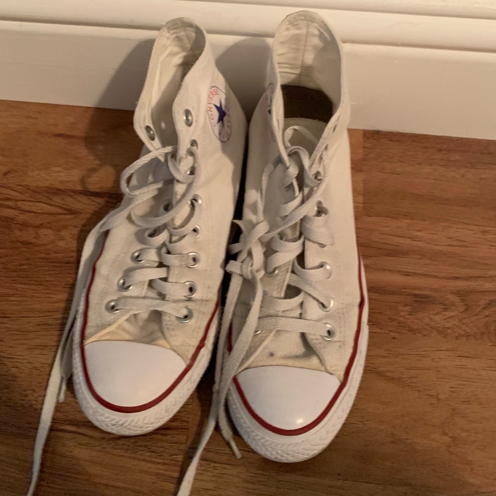 white high top converse